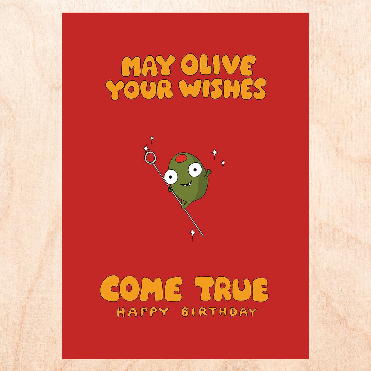 Olive Your Wishes Card