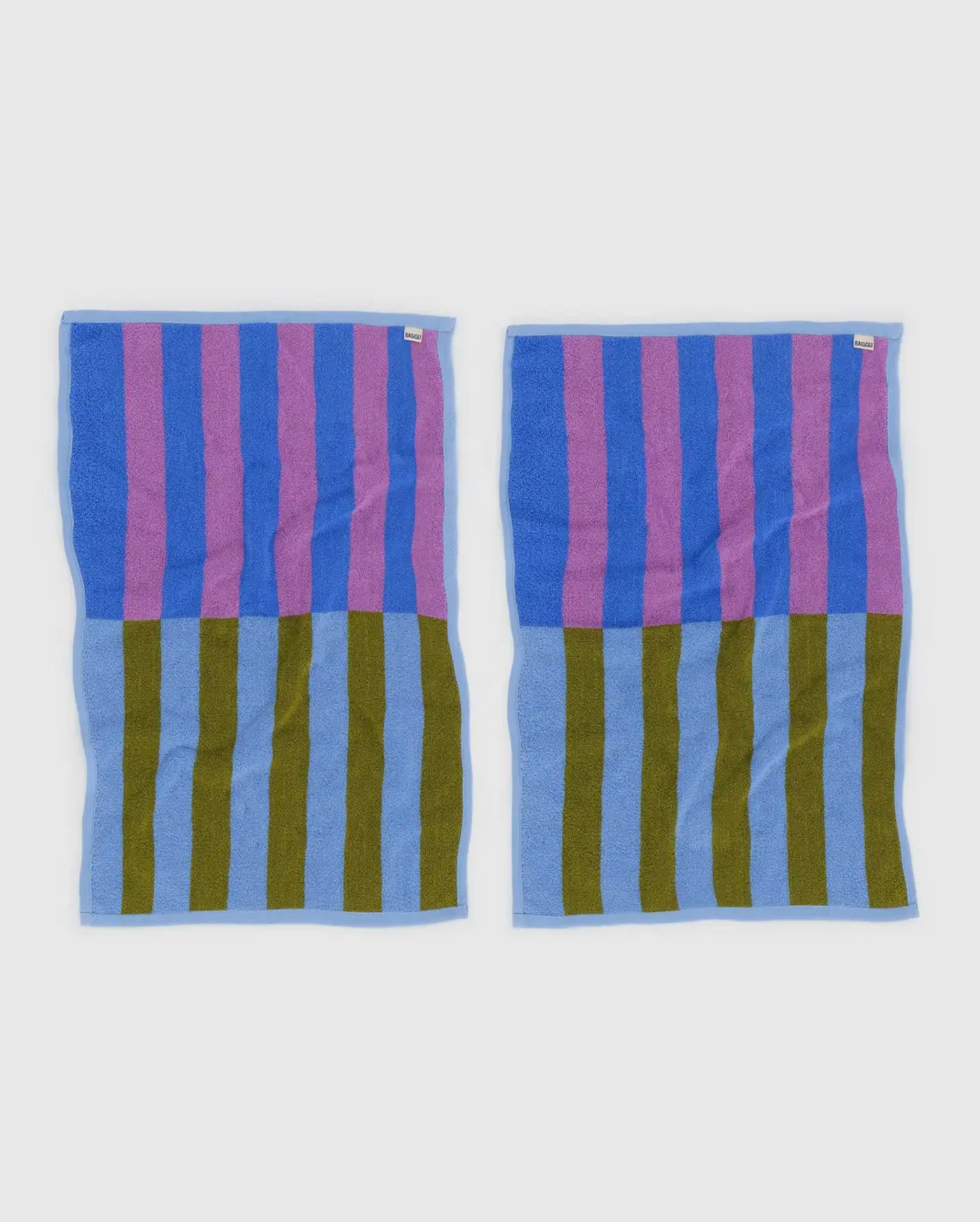 Hand Towel Set of 2 in Cabana Stripe Mix