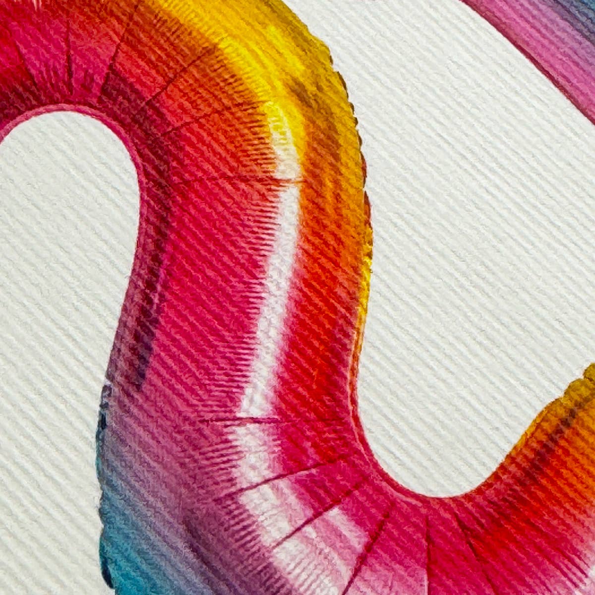 21st Birthday Balloon No.21 Greeting Card