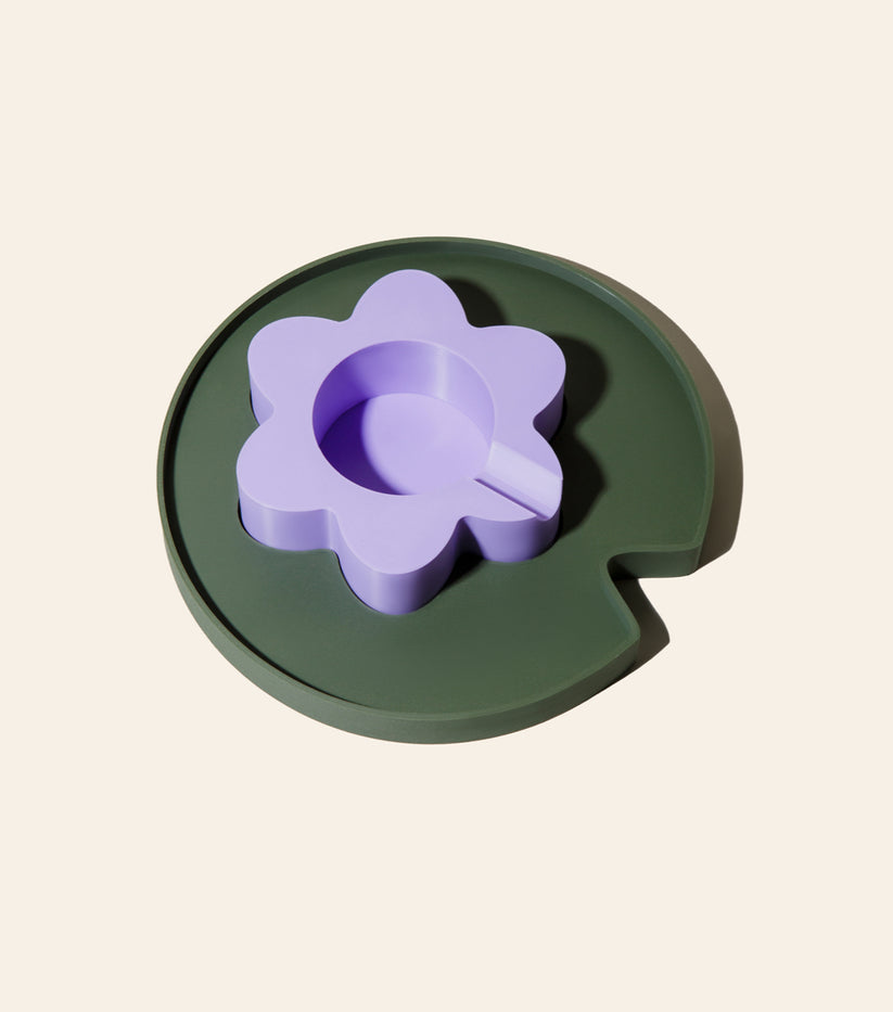 Floating Ashtray in Lilac