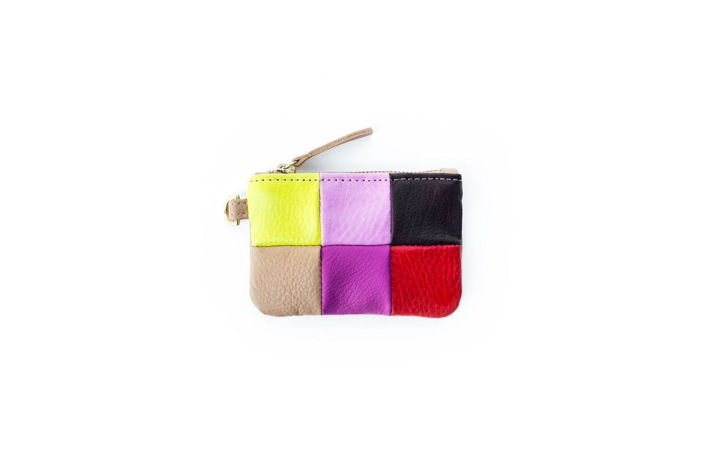 SCRAPS LEATHER COIN POUCH
