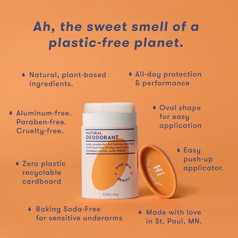 Pink Iris Neroli Sensitive Deodorant - Plastic Free!