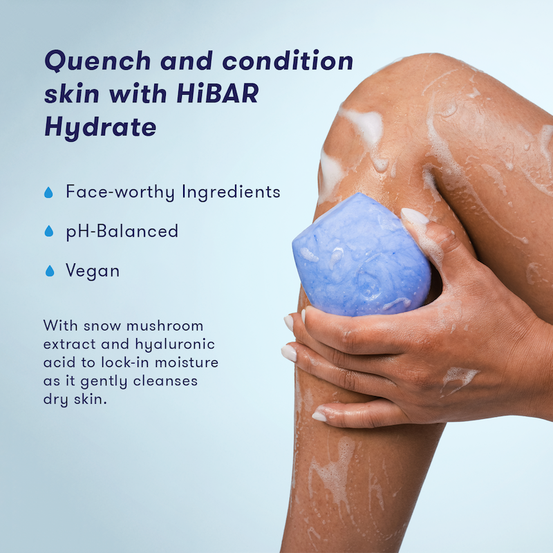 Hydrating Vanilla + Blue Orchid Soap-Free Body Wash Bar