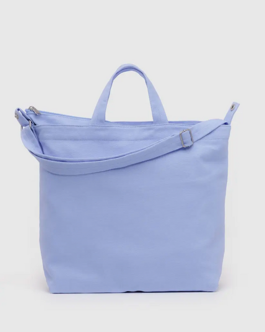 Horizontal Zip Duck Bag in French Blue