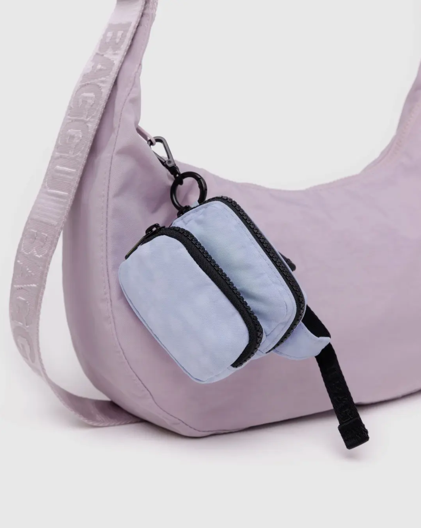 Fanny Pack Charm in Lavender Grey