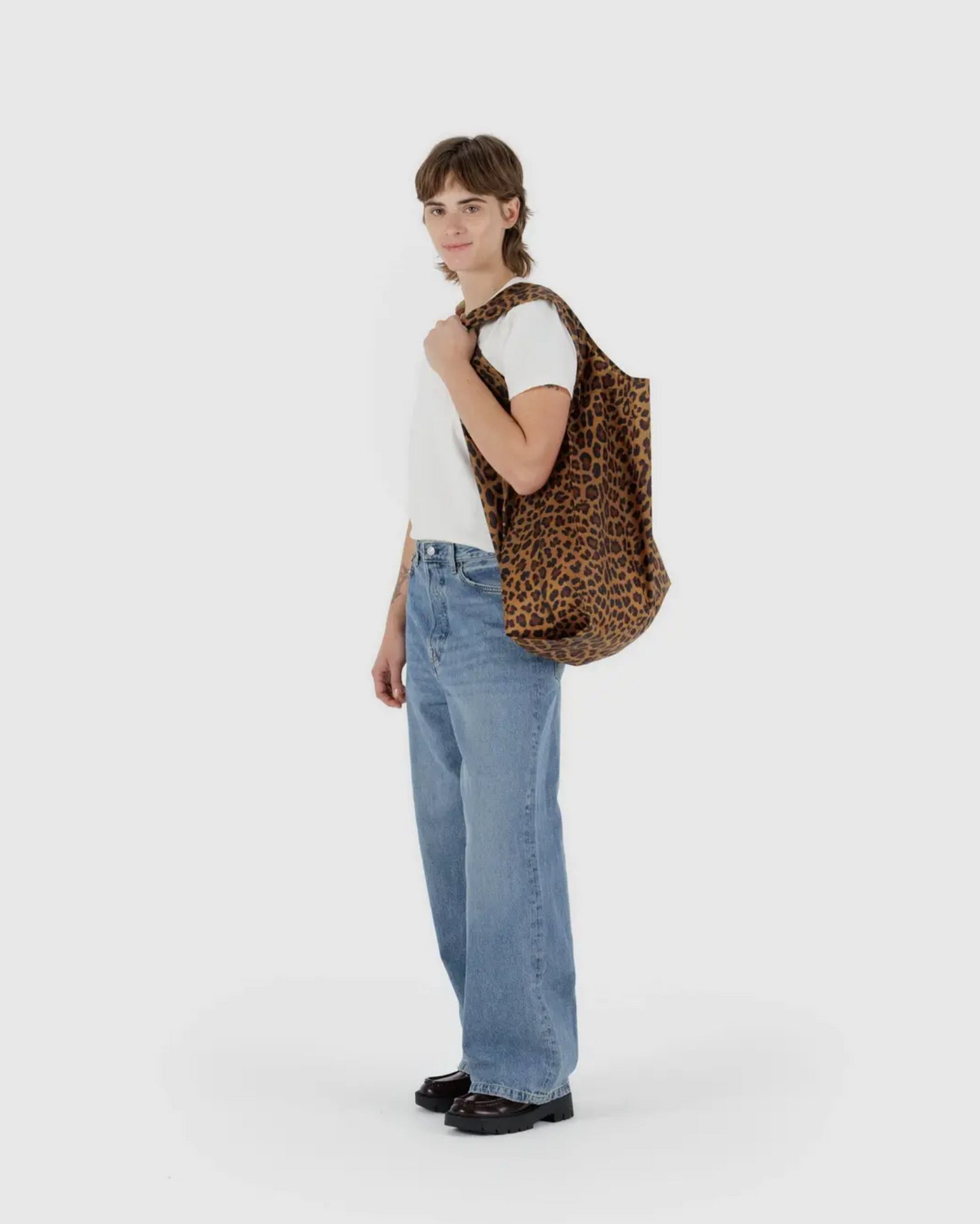 Big Baggu Reusable Bag in Leopard