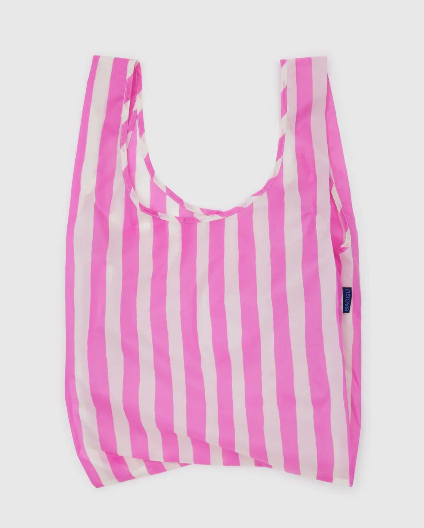 Standard Baggu in Pink Painted Stripe
