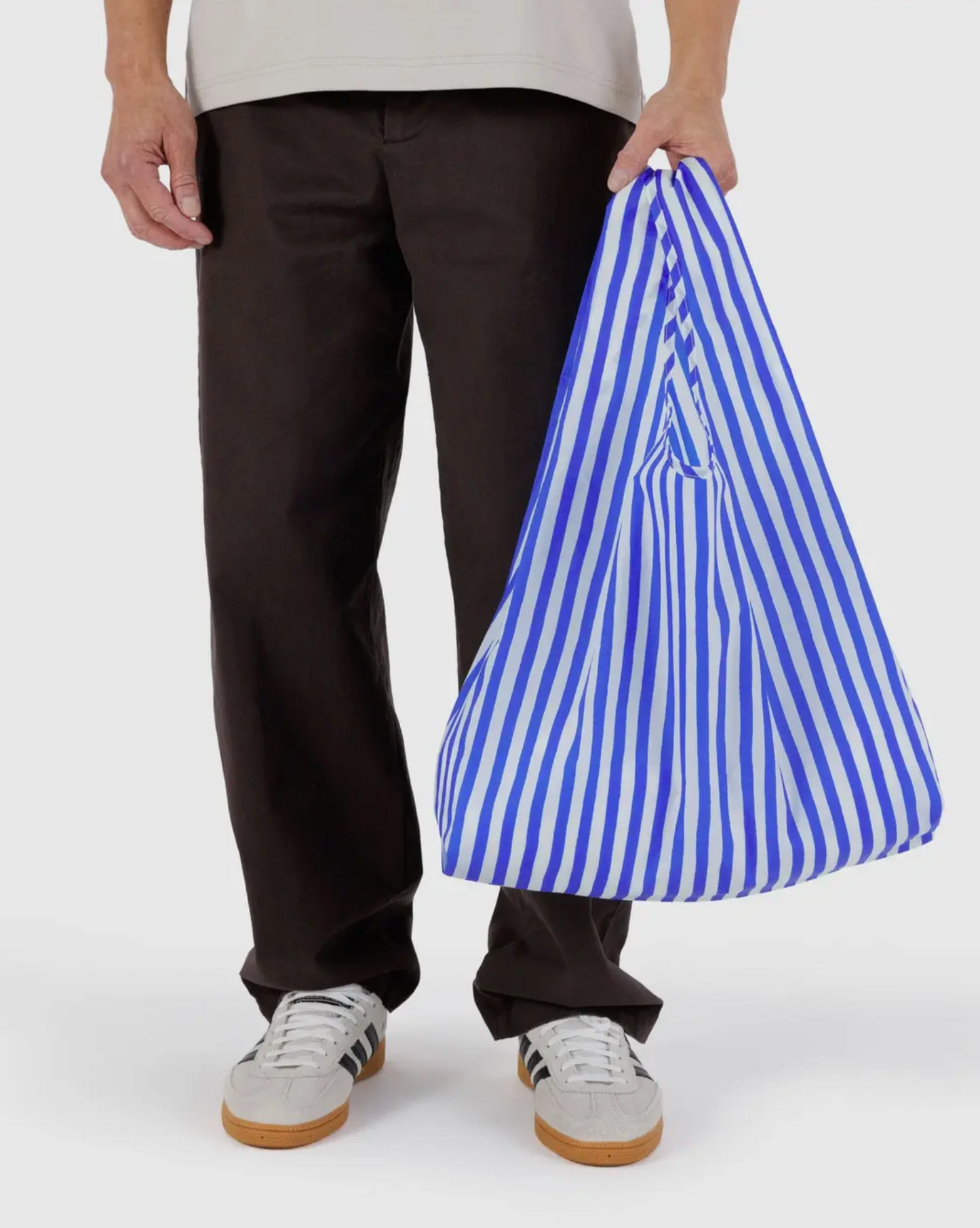 Standard Baggu in Blue Painted Stripe