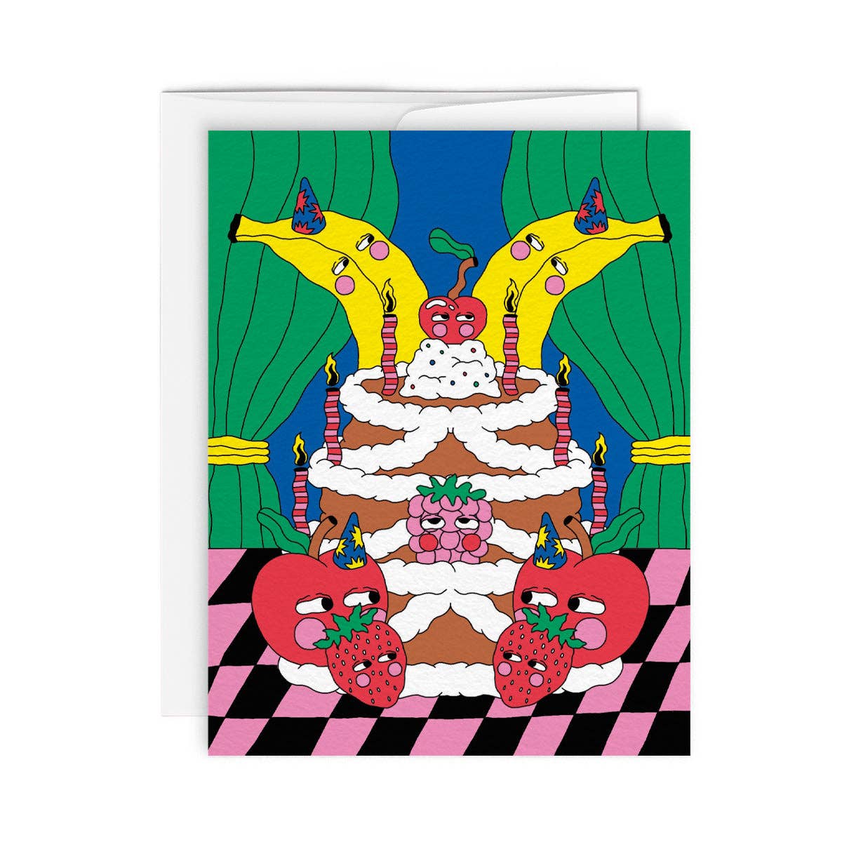 Fruit Cake — Greeting Card