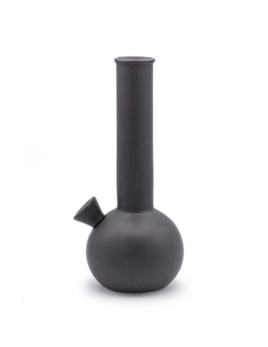 Chongo Smoking Vase in Charcoal Black